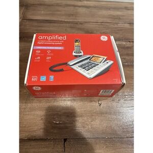 GE Amplified Corded/Cordless Phone with Digital Answering System DECT 6.0
